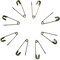 500PCS Small Safety Pins – 20mm Metal Mini Pins for Sewing, Crafts & Jewelry (Bronze)